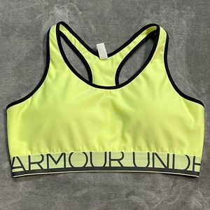 Under Armour Neon Compression Racerback Sports Bra